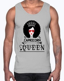 Capricorn queen 197#- capricorn- Cotton Tank