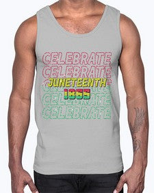 Celabrate Juneteenth Since 1865 Png 18#- black juneteenth- Cotton Tank