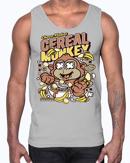 Cereal Monkey- monkey- Cotton Tank