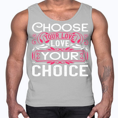 Choose your love Love your choice Style 4#- dogs- Cotton Tank
