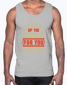 Cleaning up the world for you and me Style 97#- cleaner- Cotton Tank