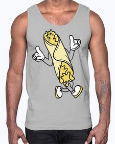 Cool kebab 76#- cartoon food- Cotton Tank