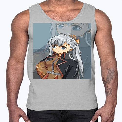 Cute princess game 65#- anime- Cotton Tank