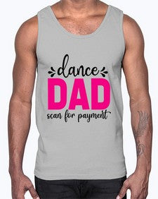 Dance dad scan for payment 86#- ballet- Cotton Tank