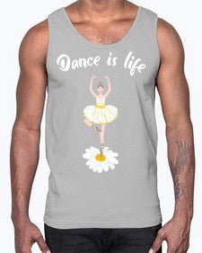 Dance is life ballet dancing ballet 97#- ballet- Cotton Tank