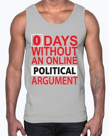 Days Without an online 80#- internet- Cotton Tank