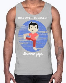 Discover Yourself Discover Yoga 199#- yoga- Cotton Tank