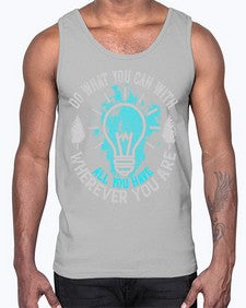 Do What You Can With All You Have Wherever You Are Style 47#- motivation- Cotton Tank