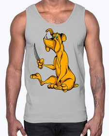 dog 107#- dogs- Cotton Tank