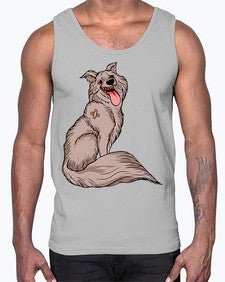 dog 98#- dogs- Cotton Tank