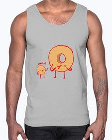 Donuts 5#- cartoon food- Cotton Tank