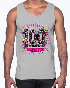 Easy one hundred Days of School 44#- one hundred days- Cotton Tank