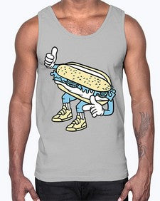 Enjoy bite me 119#- cartoon food- Cotton Tank