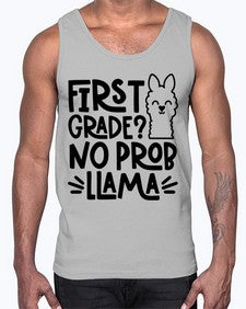 First Grade No Prob 153#- first grade- Cotton Tank