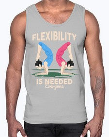 Flexibility is Needed 218#- yoga- Cotton Tank