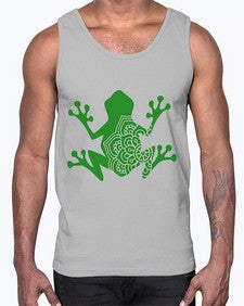 FrogMandala 465#- mandala- Cotton Tank