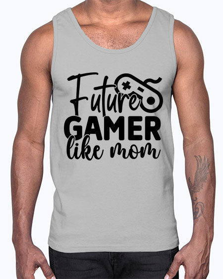 Future Gamer Like Mom 313#- kids- Cotton Tank