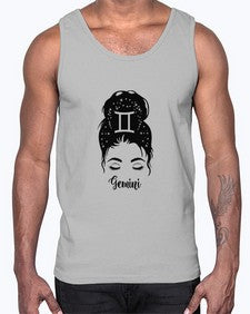 Gemini woman- gemini- Cotton Tank