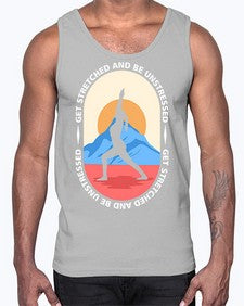 Get Stretched 225#- yoga- Cotton Tank