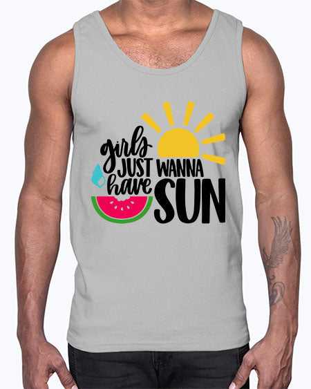 Girls Just Wanna Have Sun Style 44#- summer- Cotton Tank