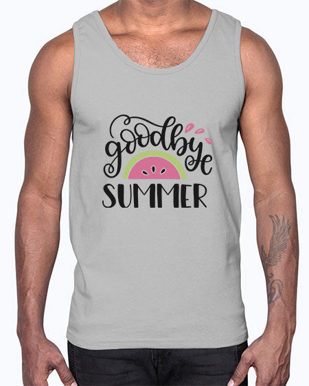 Goodbye summer 100#- summer- Cotton Tank