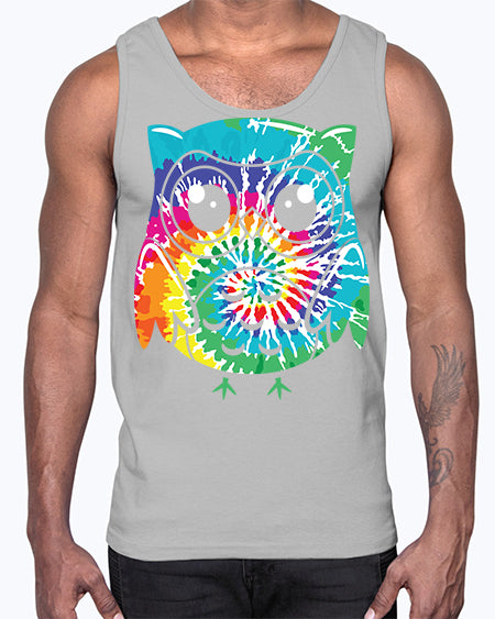 Graphic Owl Tiedye A TurtleRabbit 8#- owl- Cotton Tank