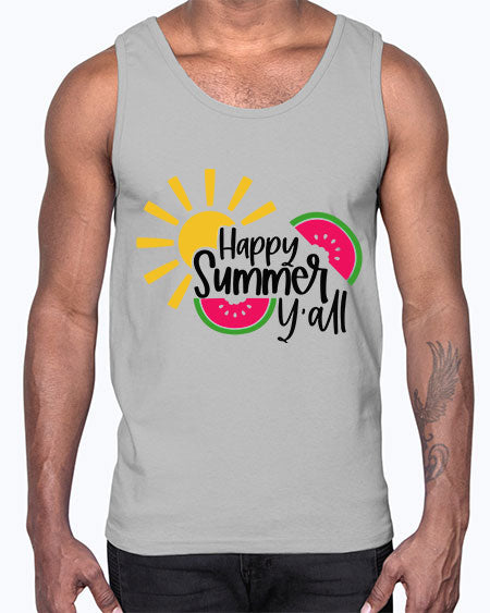 Happy Summer Yall Style 41#- summer- Cotton Tank