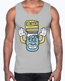 Happy me 136#- cartoon food- Cotton Tank