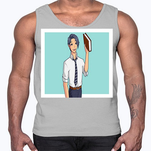 Happy teacher 185#- anime- Cotton Tank