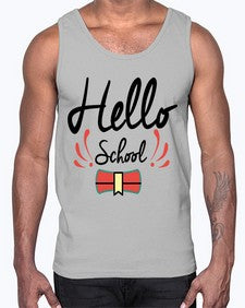 Hello School 319#- general school- Cotton Tank