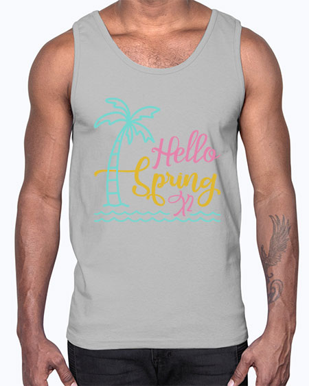 Hello Spring x Style 64#- summer- Cotton Tank