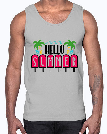 Hello Summer Style 39#- summer- Cotton Tank