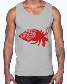 HermitCrabMandala 518#- mandala- Cotton Tank