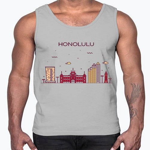 Honolulu 906#- cities- Cotton Tank