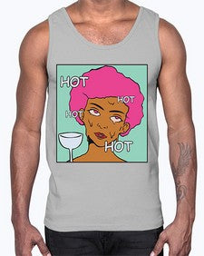 Hot 536#- art pop art- Cotton Tank