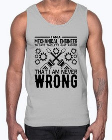 I Am A Style 852#- engineer- Cotton Tank