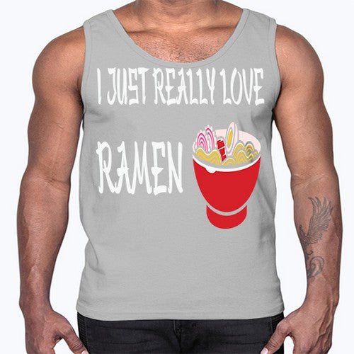 I Just Love Ramen Japanese Anime 238#- anime- Cotton Tank