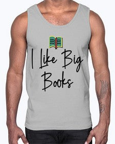 I Like Big Books 363#- librarian- Cotton Tank