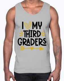 I Love My Third 368#- third grade- Cotton Tank