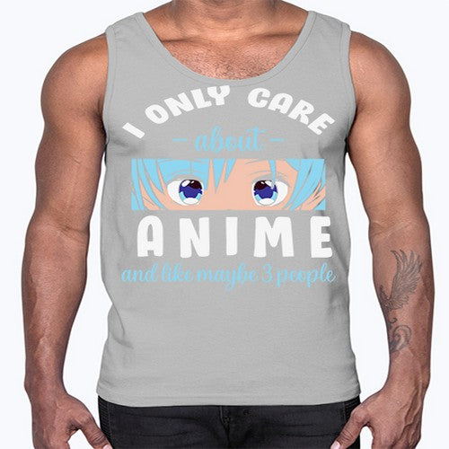 I Only Like People Anime Japanese 241#- anime- Cotton Tank