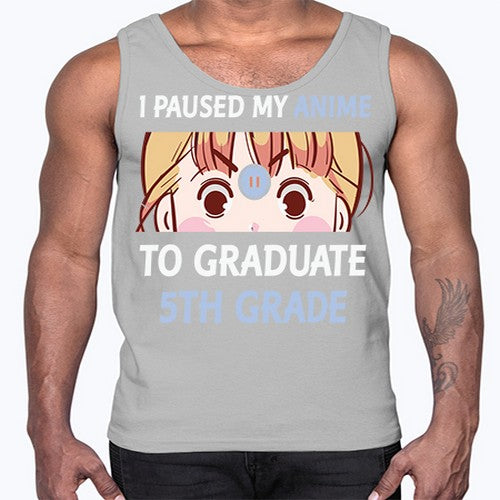 I Paused My Anime To Anime 243#- anime- Cotton Tank
