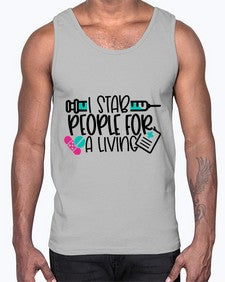 I Stab People For A Living Style Style 923#- nurse- Cotton Tank