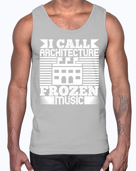 I call architecture frozen music Style 189#- architect- Cotton Tank