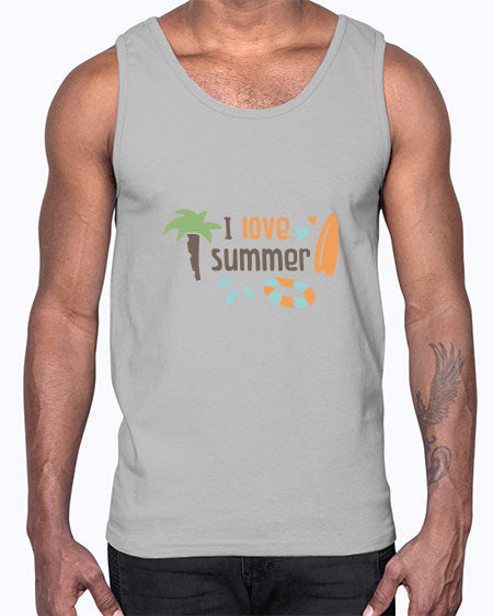 I love summer 91#- summer- Cotton Tank