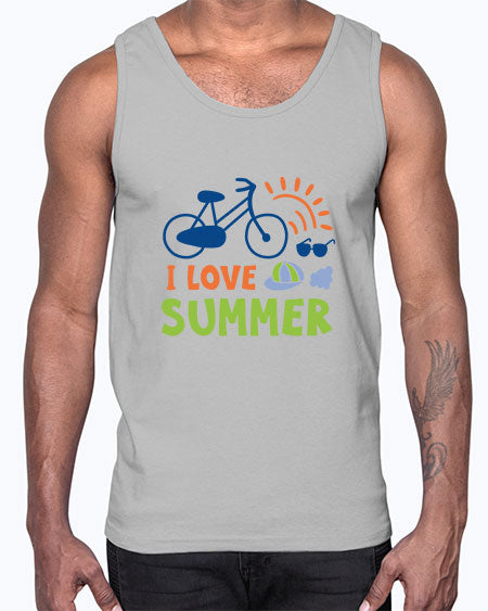 I love summer 92#- summer- Cotton Tank