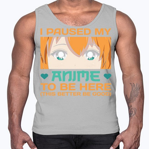 I paused my anime to be here this better be good235#- anime- Cotton Tank