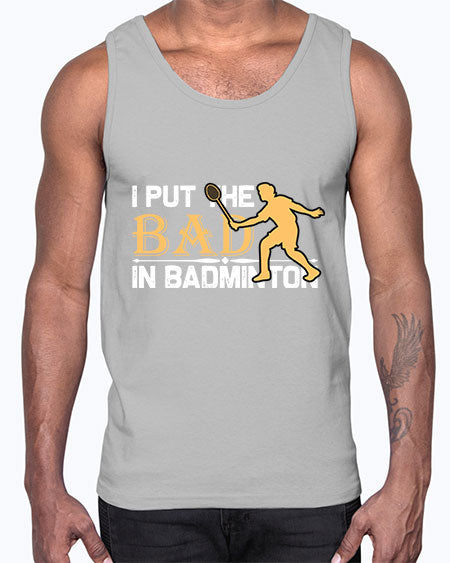 I put 1096#- badminton- Cotton Tank