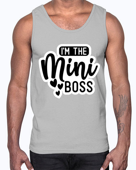 Im The Mini Boss 350#- baby- Cotton Tank