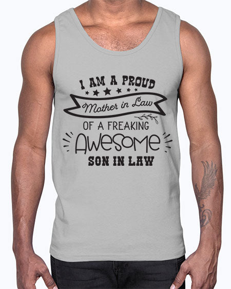 Im a Proud Mother in Law 968#- lawyer- Cotton Tank