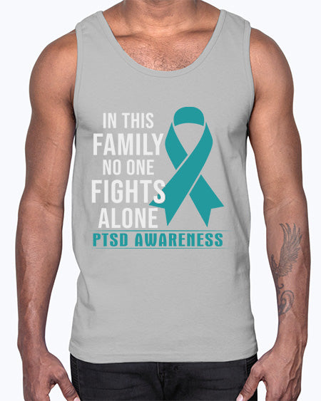 In This Family No One 17#- PTSD- Cotton Tank